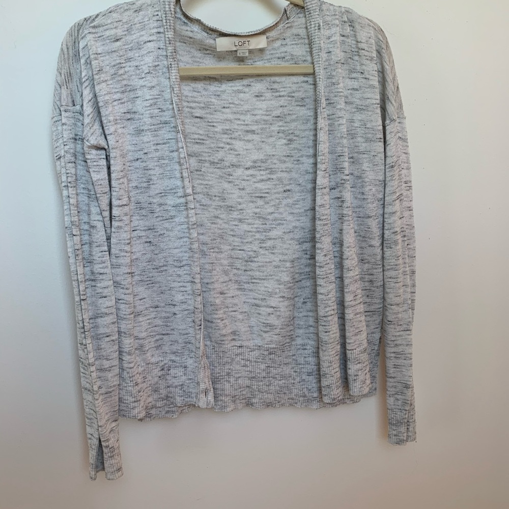 Loft Grey Cardigan, small